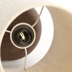 Danialo Dark Wood Effect 50.5cm Table Lamp With Cream Rope Shade -Housing Units Furniture Store 5500c1eaf7a14767c55d951224dd9f9f