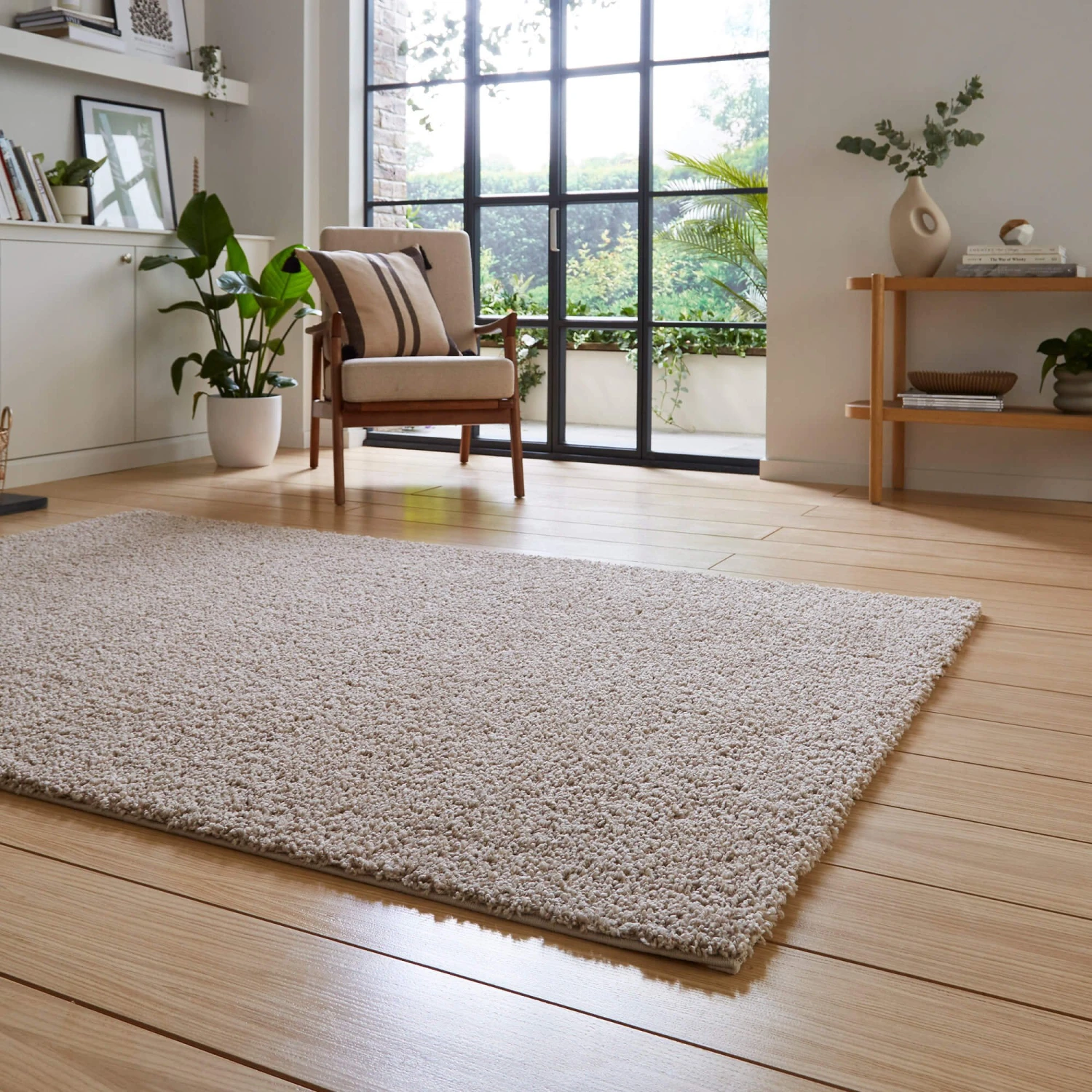 Bali Beige 160x230cm Shaggy Rug 2 Bali Beige 160x230cm Shaggy Rug - Image 2