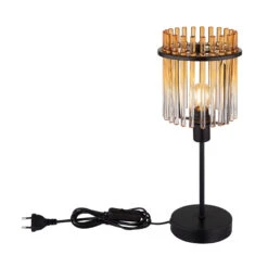 Icelle Matt Black & Amber Fade Glass Rods Table Lamp 8 Icelle Matt Black & Amber Fade Glass Rods Table Lamp -Housing Units Furniture Store 568e9b27f04c0076bc2cf3d15c77082b 1