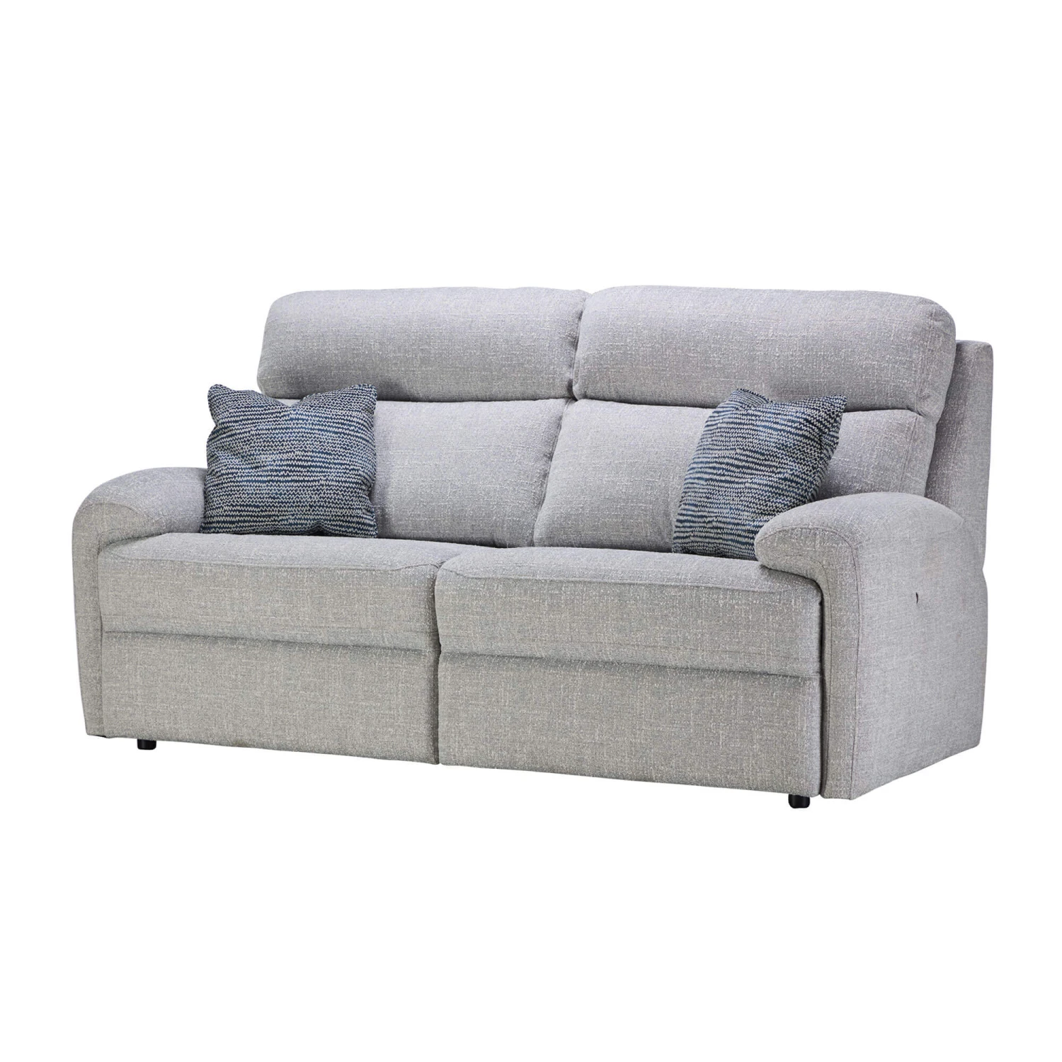 G Plan Hardy Grey Fabric Heated 3 Seater Fixed Sofa 2 G Plan Hardy Grey Fabric Heated 3 Seater Fixed Sofa - Image 2