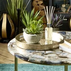 Libra Vienna Antique Gold Nest Of 2 Tables -Housing Units Furniture Store 57321fe071bd810ef4e5a0e1350c0ccb