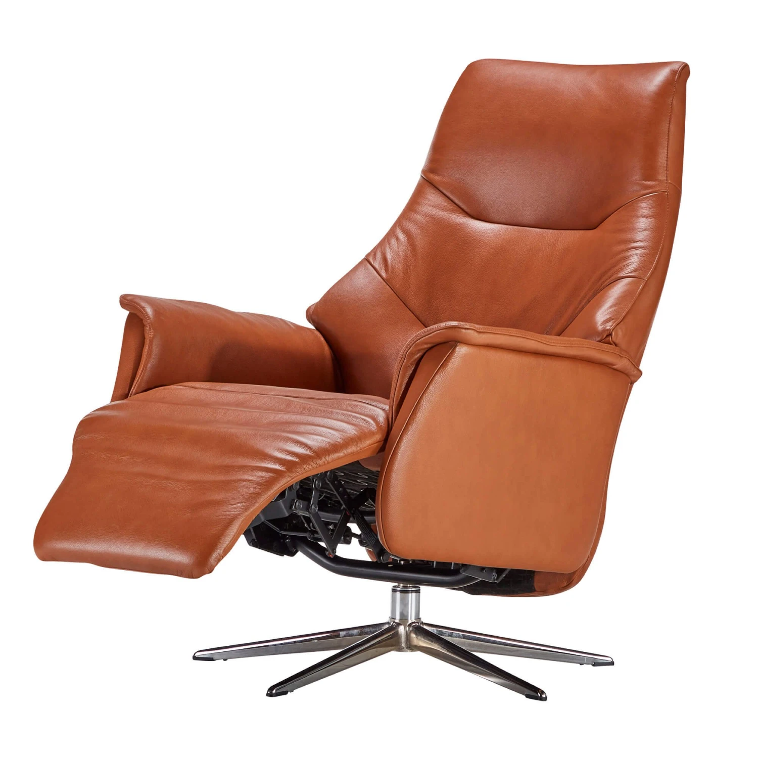 Primo Leather Manual Recliner Armchair 2 Primo Leather Manual Recliner Armchair - Image 2