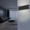 LED Slim Switched Mini Black Wall Light