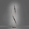 Linda Black Twist LED Floor Lamp