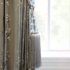 Laura Ashley Selby Silver Tassel Tieback