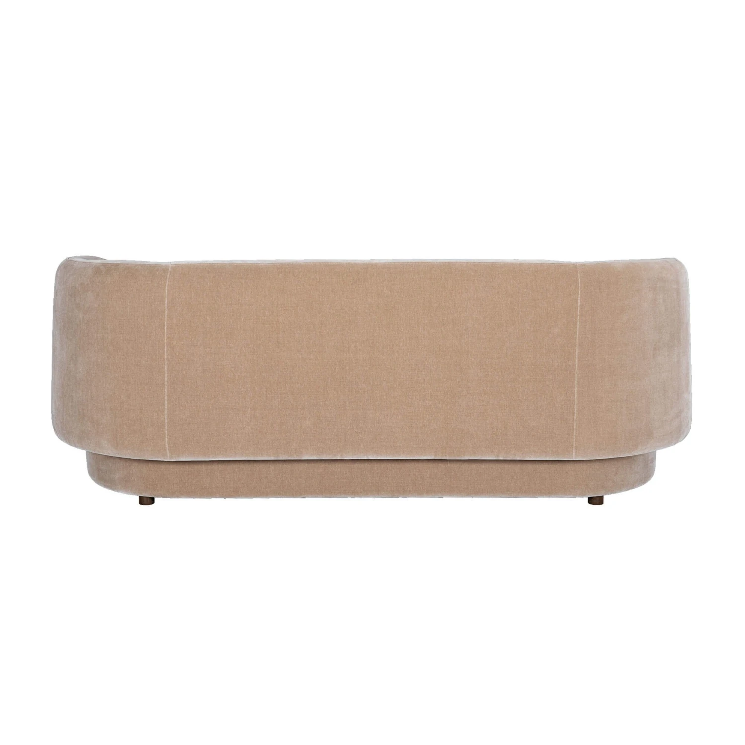 Glass House Vara Brown Fabric 3 Seater Sofa 5 Glass House Vara Brown Fabric 3 Seater Sofa - Image 5