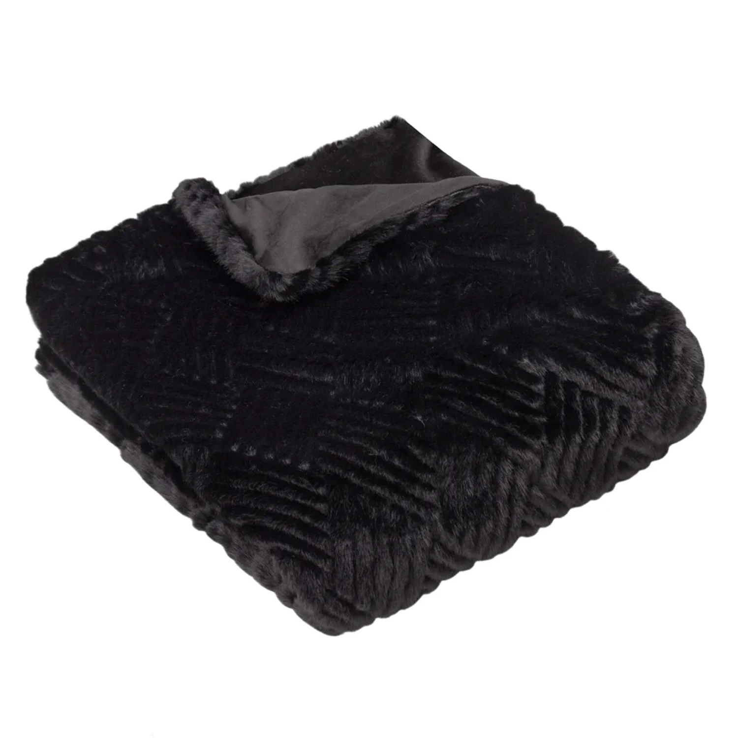 Sonnet Jet Faux Fur Throw 2 Sonnet Jet Faux Fur Throw - Image 2