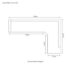 Casper Grey Fabric Corner Sofa (Right) 29 Casper Grey Fabric Corner Sofa (Right) -Housing Units Furniture Store 59658d491e50878559d464939806efd0