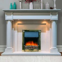 Rivera Limestone Fireplace