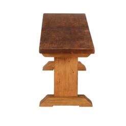 Tallina 200cm Dining Bench Brown Double Polished -Housing Units Furniture Store 59ff4cb1e8f46b19bfa4c511f323e367