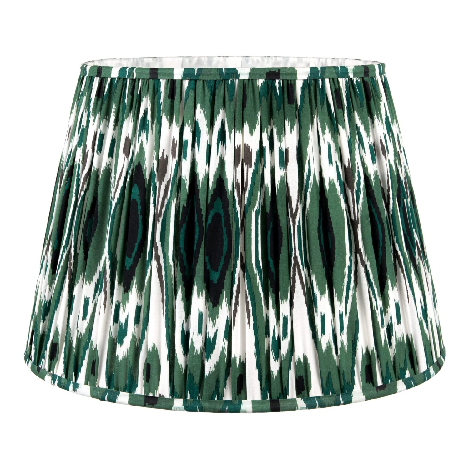 Ezra Racing Green Patterned 35cm Shade 2 Ezra Racing Green Patterned 35cm Shade - Image 2