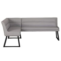 Deco Grey Faux Leather Corner Dining Bench (Right) -Housing Units Furniture Store 5ab26c5d4208bdc40b864595f9f870af
