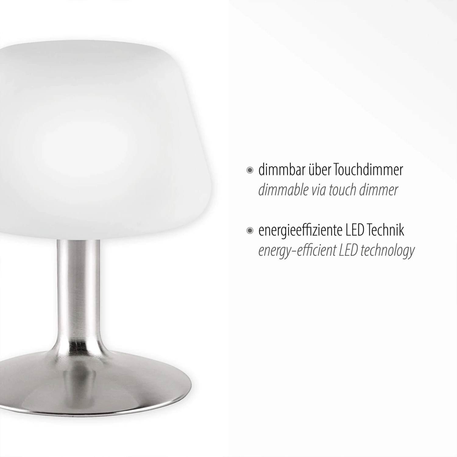 Till Chrome Touch Table Lamp 4 Till Chrome Touch Table Lamp - Image 4