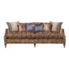 Duresta Hornblower Imperial Gold Fabric 3 Seater Sofa