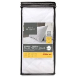 The Fine Bedding Company Anti Allergy Pillow Protector Pair -Housing Units Furniture Store 5c35f9af87e9f1e3fd83389a4a6229bd