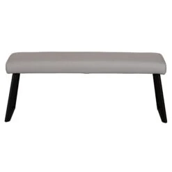 Deco Grey Faux Leather Low Dining Bench -Housing Units Furniture Store 5c7399be544718c90c7562dba6b148b9