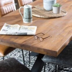 Harrington Solid Oak 200cm Dining Table -Housing Units Furniture Store 5ca6fa793031414fcf2cb6acb5a87c27