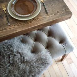 Jacob 200cm Taupe Velvet Straight Dining Bench -Housing Units Furniture Store 5cb24c7718172ded84bec482d229ea94