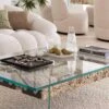 Naturalis Wood And Glass Coffee Table