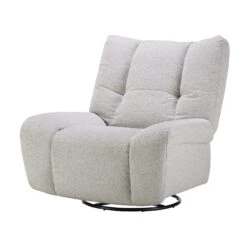 Marco Light Grey Fabric Power Glider Recliner Chair -Housing Units Furniture Store 5dd04c4928b0253158209b7795301680