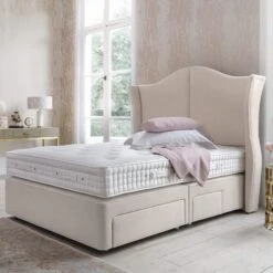 Hypnos 135cm Double Deep Pocket Sprung Firm Edge Premium Divan