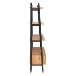 Ercol Monza Black Oak Open Shelving Unit -Housing Units Furniture Store 5ea9c6083ede3ab342d6a4c96e4fccc2