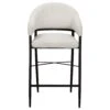 Rosita Cream Boucle Fabric Counter Bar Stool