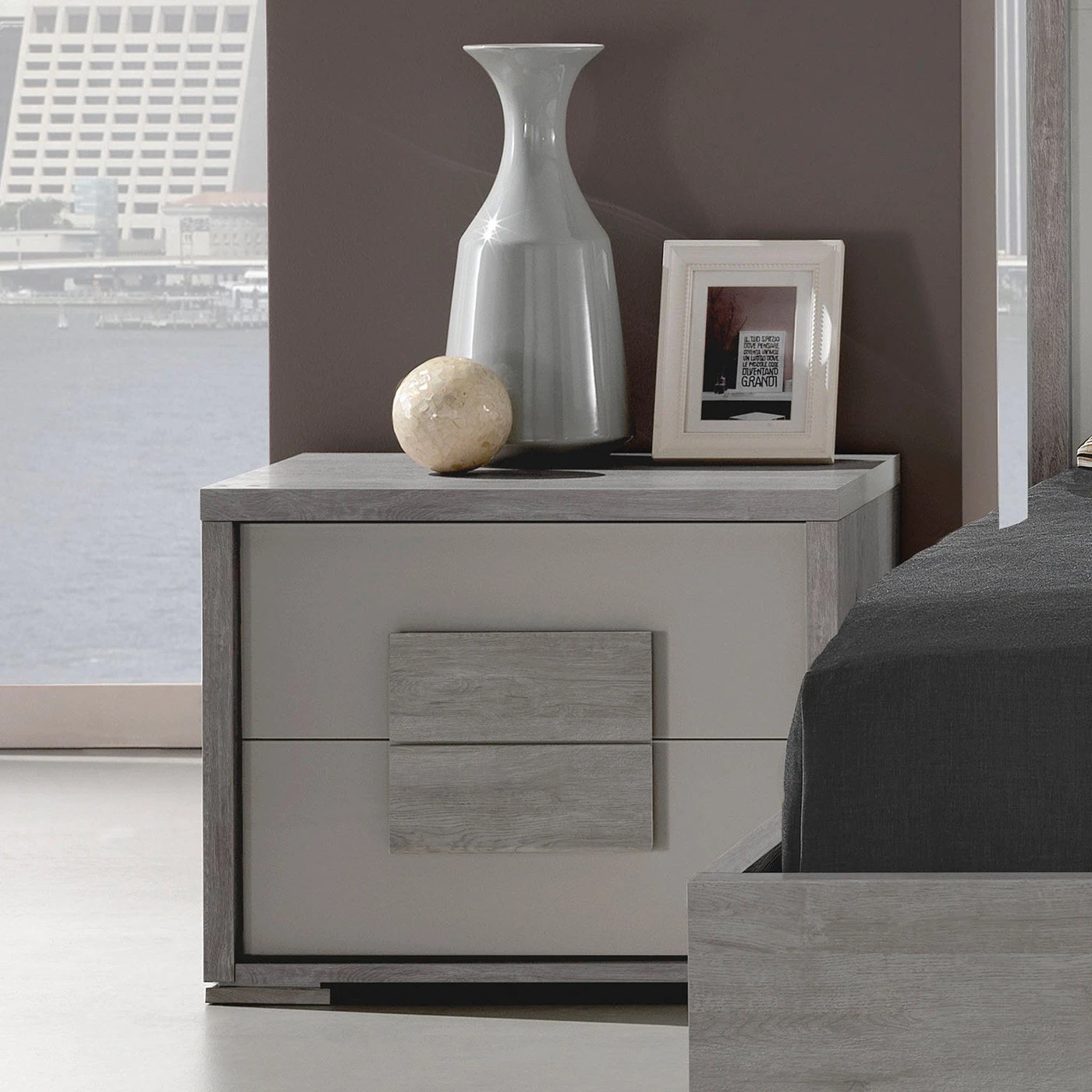Ovidia Grey Bedroom Collection 3 Ovidia Grey Bedroom Collection - Image 3