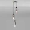 Chelsea Slim Black And Smoke Fade Glass 3 Light Pendant