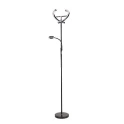 Vague Black Uplighter & Reading Light Floor Lamp 9 Vague Black Uplighter & Reading Light Floor Lamp -Housing Units Furniture Store 634de3aade41b98d56ff9a452afc576a