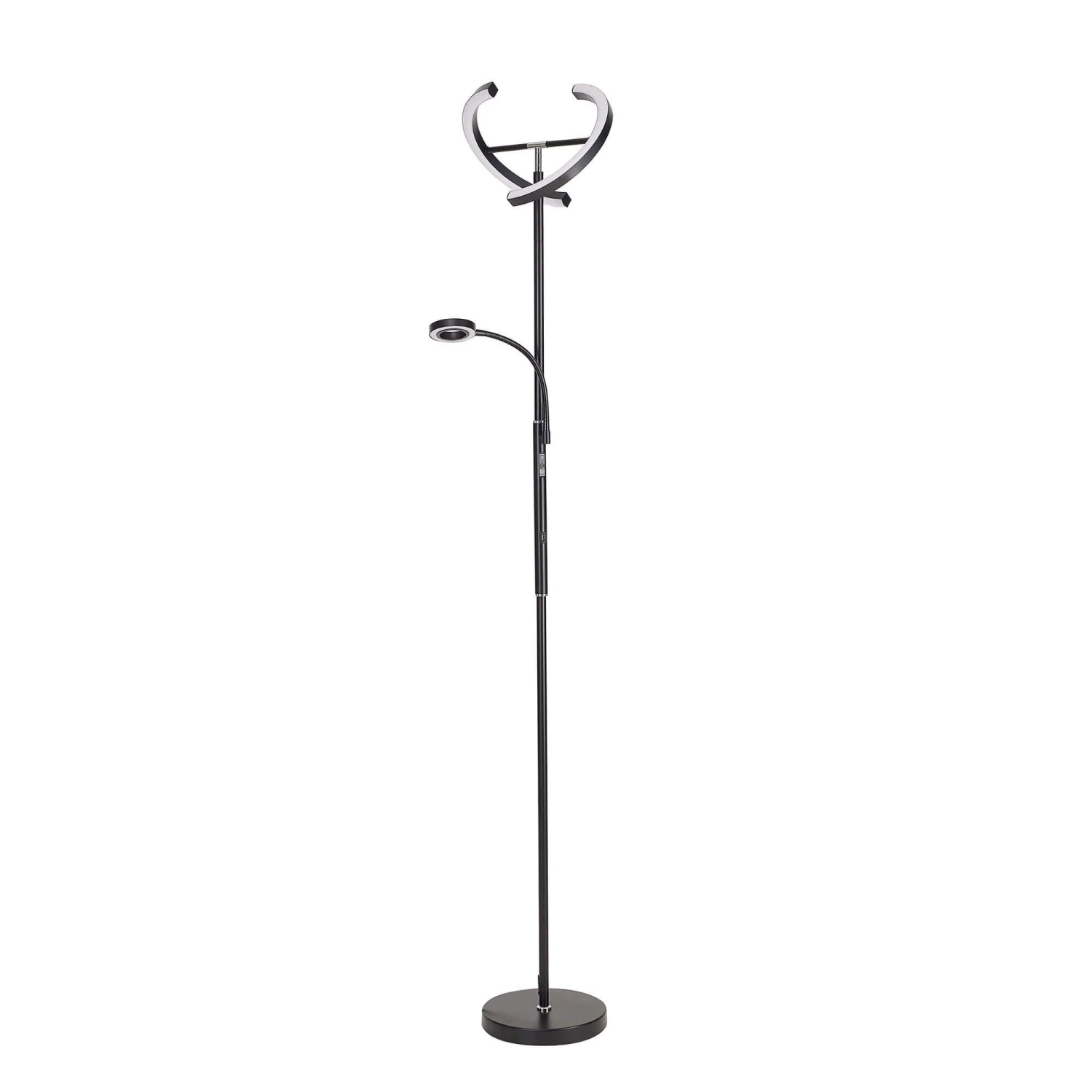 Vague Black Uplighter & Reading Light Floor Lamp 4 Vague Black Uplighter & Reading Light Floor Lamp - Image 4