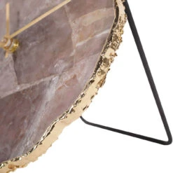 Dusky Agate 20cm Mantel Clock -Housing Units Furniture Store 63a113f7c5f7325681b45a33169c3bb1