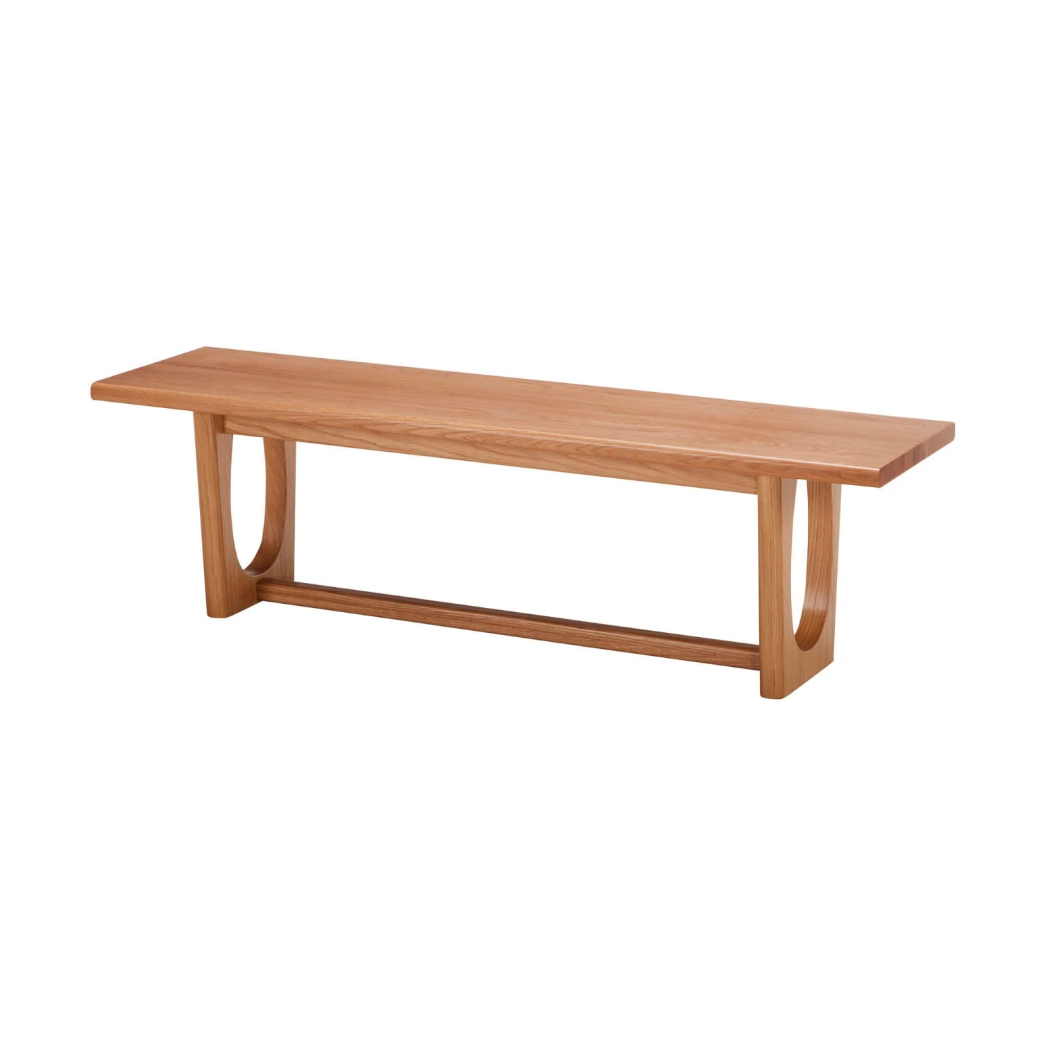 Arden 155cm Natural Oak Dining Bench 2 Arden 155cm Natural Oak Dining Bench - Image 2