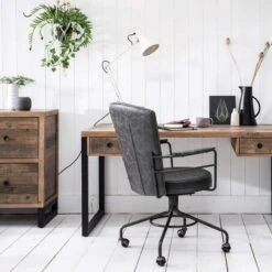 Malmo Reclaimed Timber Two Drawer Filing Cabinet -Housing Units Furniture Store 650882626fb8e2087b3d02c018fad948