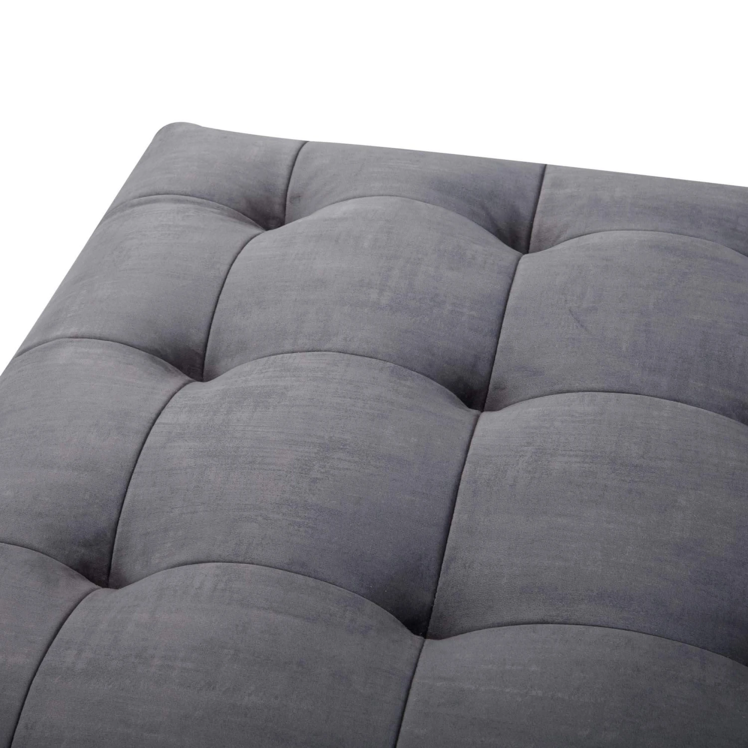 Mondrian Heritage Steel Velvet Fabric Footstool 3 Mondrian Heritage Steel Velvet Fabric Footstool - Image 3