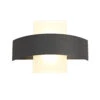 Mena Anthracite Outdoor Wall Light