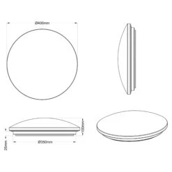 Full Moon 40cm Flush Ceiling Light -Housing Units Furniture Store 66ffe57bde301ea539613dfd07c5ad8c 1