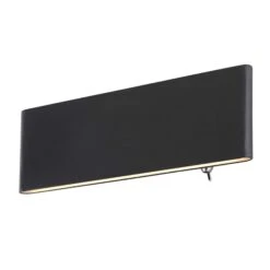 LED Slim Switched Mini Black Wall Light -Housing Units Furniture Store 674e49a37b165881a1b7fac7f0cb711e