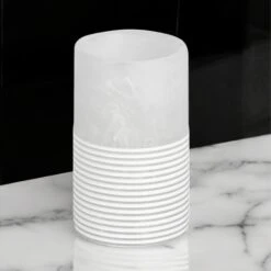 Bianco Ivory White Resin Bathroom Collection -Housing Units Furniture Store 68287076e3d32f854dd21495c1beefb2