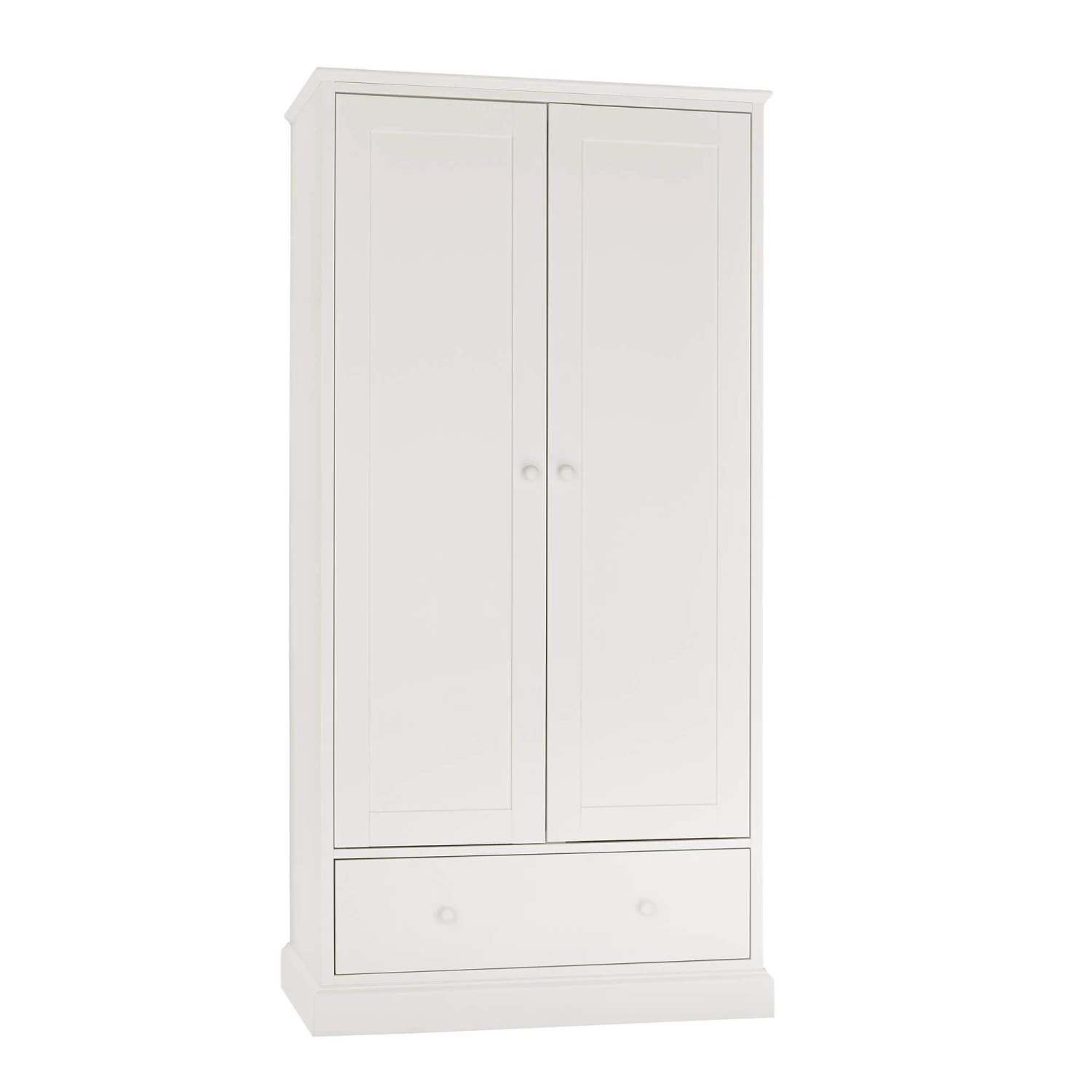 Ascot White 2 Door Wardrobe 3 Ascot White 2 Door Wardrobe - Image 3