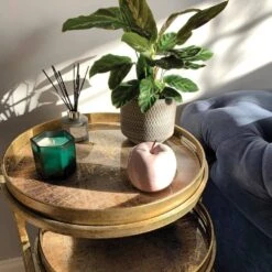 Libra Vienna Atlas Set Of 2 Side Tables In Antique Gold -Housing Units Furniture Store 68966eff5d9ec5e09da0c49f4f78fc52