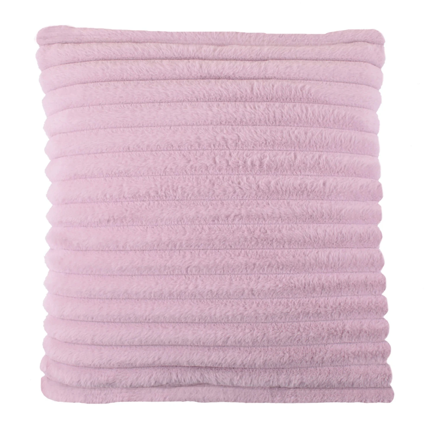 Morritz Mauve Faux Fur Cushion 2 Morritz Mauve Faux Fur Cushion - Image 2