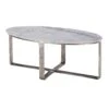Casablanca Oval Coffee Table With Marble Top