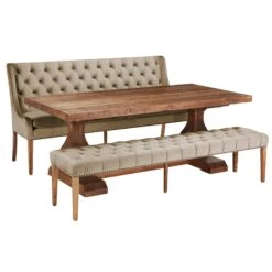 Jacob 200cm Taupe Velvet Button Back Bench -Housing Units Furniture Store 6a4e7f9c5cb273916782eea122d9b782