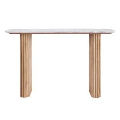 Rochelle Mango Wood & Marble Console Table -Housing Units Furniture Store 6a5e4679a299644b587cd8bb438f39b2
