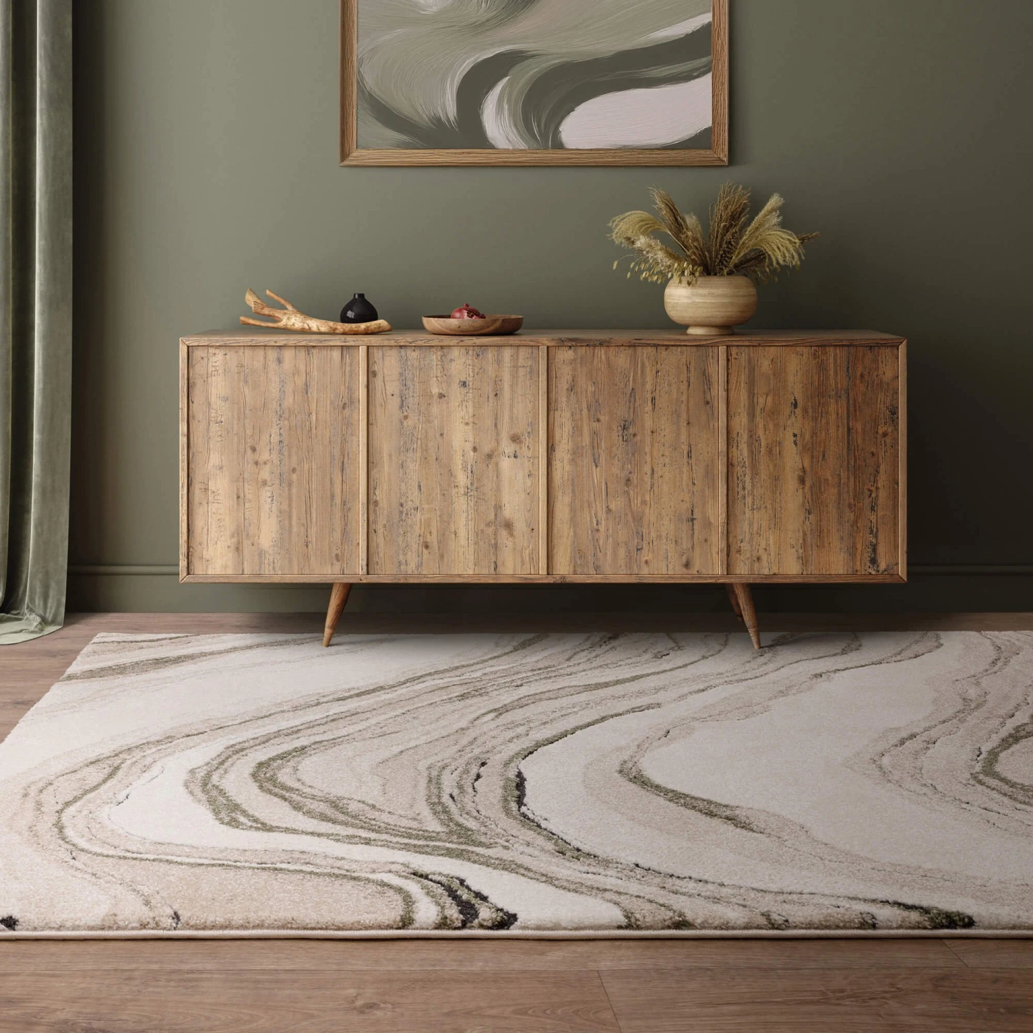 Mirage Quartz Green 120cm X 170cm Rug 1 Mirage Quartz Green 120cm X 170cm Rug