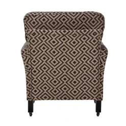 Lucinda Black & Natural Patterned Fabric Accent Armchair 9 Lucinda Black & Natural Patterned Fabric Accent Armchair -Housing Units Furniture Store 6af40541da4ca8647327634279e8e080