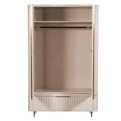 Lisette Ivory Double Wardrobe -Housing Units Furniture Store 6b5cae3140c2c1e2488604b3f158d345