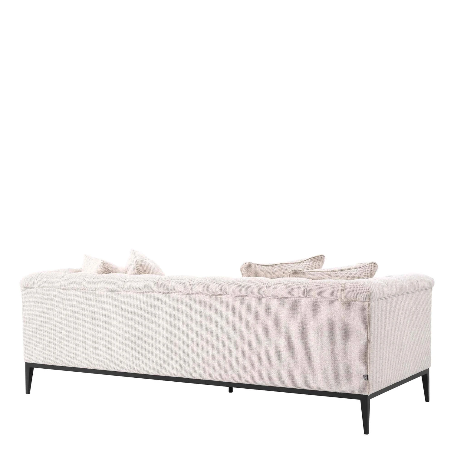 Eichholtz Cesare 3 Seater Sofa In Lyssa Off-White Fabric 4 Eichholtz Cesare 3 Seater Sofa In Lyssa Off-White Fabric - Image 4