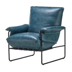 Manhattan Blue Leather Relaxa Lounge Chair -Housing Units Furniture Store 6ba9f98e80eca332c0982e2ebef7548b 1